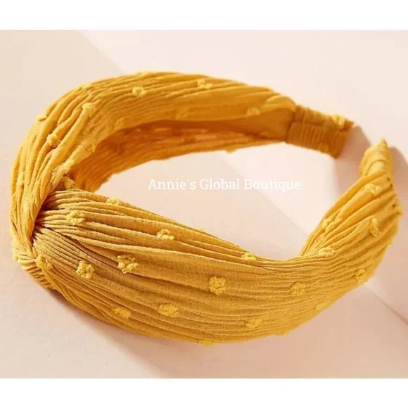 NWT ANTHROPOLOGIE Textured Twisted Headband - Picture 8 of 16